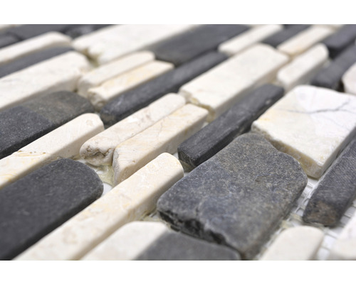 Mosaikfliese mit Natursteinoptik