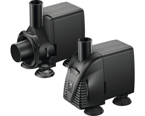 Zwei schwarze JBL-Aquarienpumpen
