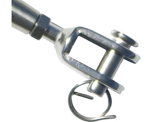 Gabelkopf aus Metall mit Splint