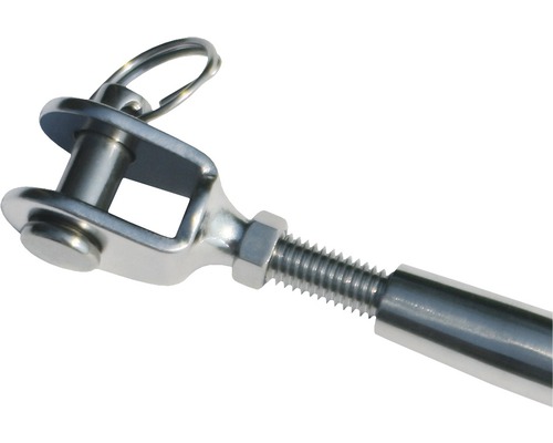 Edelstahl Wantenspanner mit Gabelschraube und Knebel