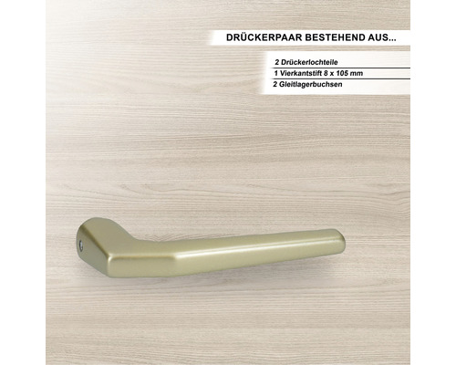 Türdrücker aus Metall