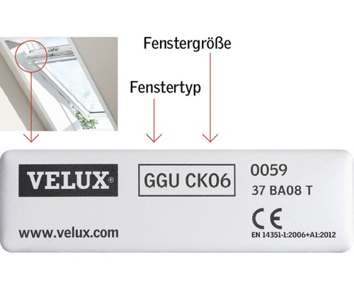 Händler VELUX Verdunkelungsrollo uni weiß solarbetrieben 1025S kaufen DSL HORNBACH Rahmen C02 bei aluminium