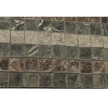 Quadratische Mosaikfliesen mit Steineffekt