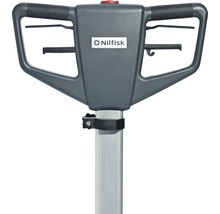 Nilfisk Logo auf einem Reinigungsgerät