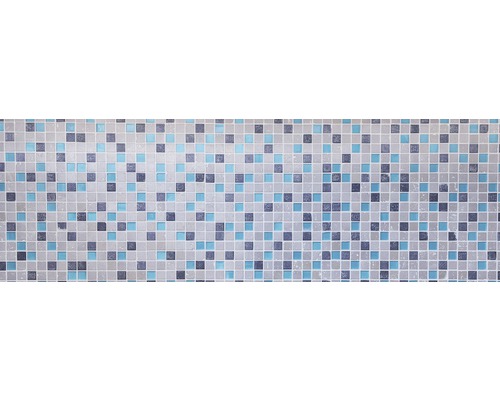 Mosaikfliesen mit quadratischen Elementen in verschiedenen Farbtönen