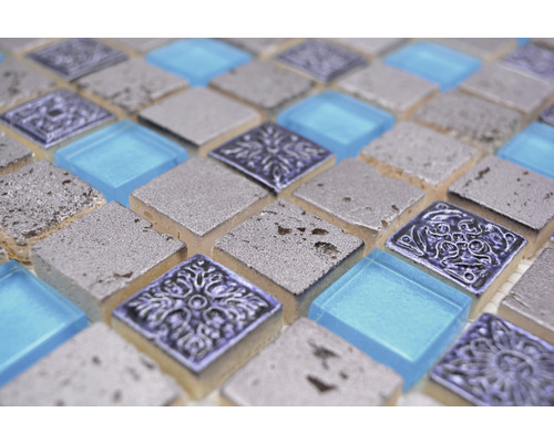 Mosaikfliesen aus Glas und Stein für Wand und Boden