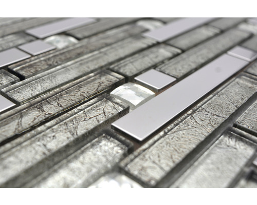 Nahaufnahme von Glasmosaikfliesen