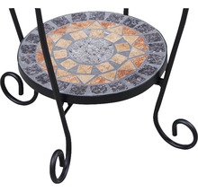 Blumenständer Pflanzenständer Siena Garten Prato Eisen-Mosaik B 41 H 59 cm schwarz