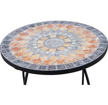 Blumenständer Pflanzenständer Siena Garten Prato Eisen-Mosaik B 41 H 59 cm schwarz
