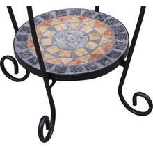 Blumenständer Pflanzenständer Siena Garten Prato Eisen-Mosaik B 41 H 59 cm schwarz