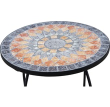 Blumenständer Pflanzenständer Siena Garten Prato Eisen-Mosaik B 41 H 59 cm schwarz