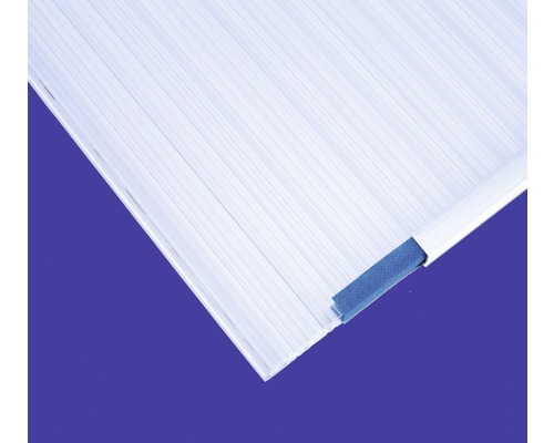 Lichtplatte mit Abschlussprofil