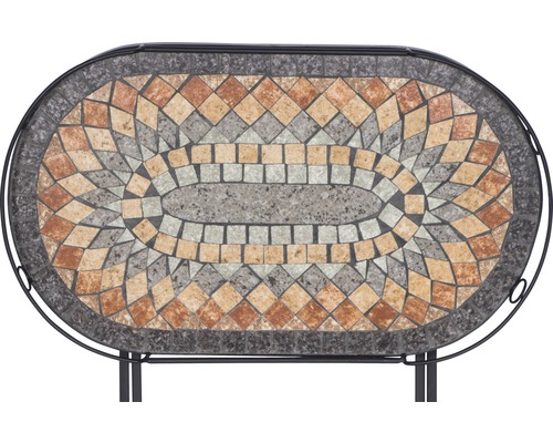 Balkontisch Mosaikoptik cm Stein Garden grau 41x67,5x60 Prato bei HORNBACH kaufen Siena