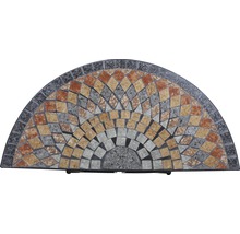 Balkontisch Siena Garden Prato Stein Mosaikoptik 70x35x71 cm grau