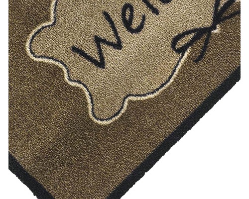 Fußmatte mit Willkommensaufschrift