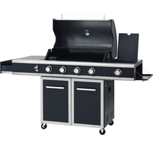 Grillwagen mit Ablageflächen, Schublade und Unterschrank für den Außenbereich