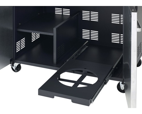 Grillunterschrank mit Regalböden und Auszug