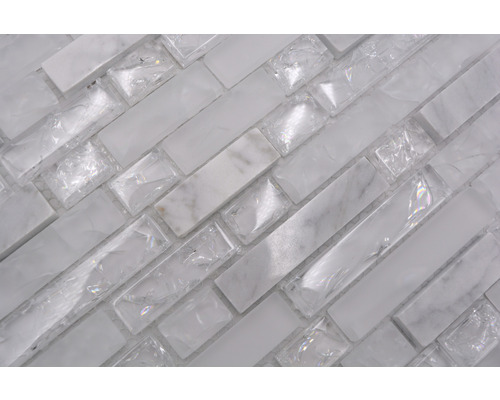 Mosaikfliesen aus Marmor und Glas