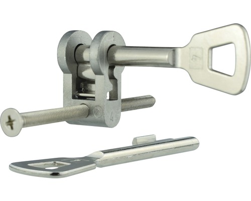 Fenstergriffolive mit Schraube und Dorn