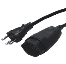 Netzkabel mit Stecker und Kupplung