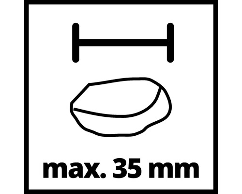 Maximale Korngröße 35 mm