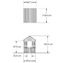 Spielhaus Backyard DISCOVERY Timberlake Holz braun-thumb-5