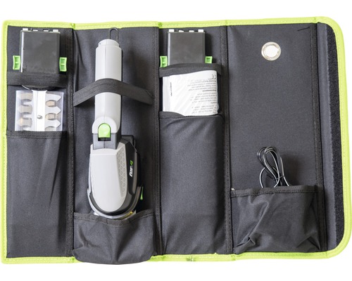 Multifunktionswerkzeug mit Zubehör in Werkzeugtasche