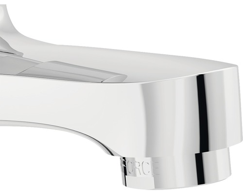 Detail einer Armatur aus Metall