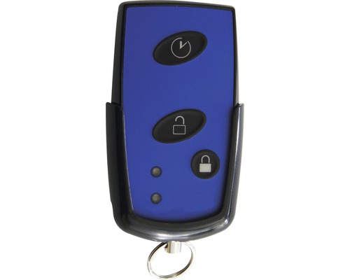 Fernbedienung mit drei Tasten und Schlüsselanhänger