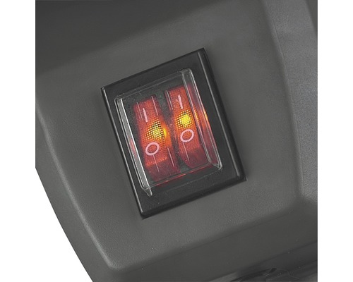 Zwei beleuchtete Schalter mit Ein Aus Kennzeichnung