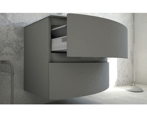 Waschbeckenunterschrank mit Schubladen im Badezimmer