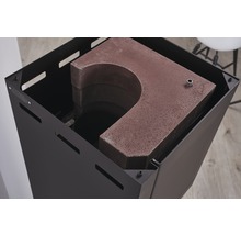 Kaminofen Hark Korpus schwarz Verkleidung Stahl 6 kW
