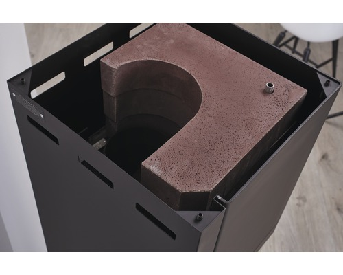 Kaminofen mit Speichersteinen