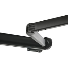 SOLUNA Kassettenmarkise Exclusiv 2x1,5 Stoff Dessin A131 Gestell RAL 7016 anthrazitgrau Antrieb rechts inkl. Motor und Wandschalter-thumb-5