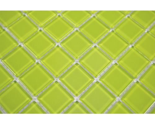 Mosaikfliese aus Glas im Diamantmuster