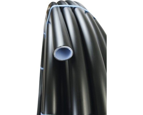 Rolle schwarzes Polyethylenrohr mit glatter Oberfläche