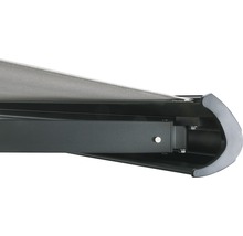SOLUNA Kassettenmarkise Exclusiv 5,5x1,5 Stoff Dessin 8430 Gestell RAL 7016 anthrazitgrau Antrieb rechts inkl. Motor und Wandschalter-thumb-10