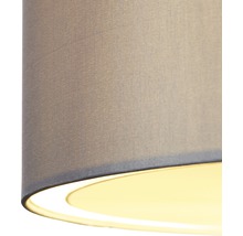 Detailansicht eines Lampenschirms aus Stoff