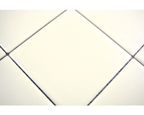 Quadratische Fliesen, nah aufgenommen