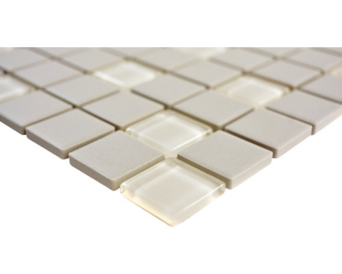Mosaikfliese aus Steinzeug und Glas