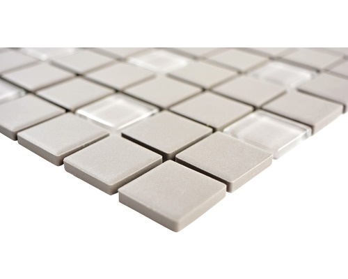 Mosaikfliese aus Glas und Keramik