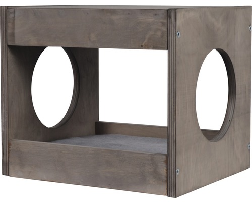 Katzenmöbel Würfel mit Eingangsloch und Liegefläche