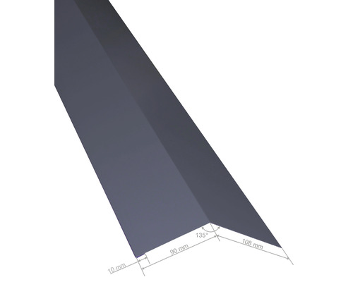 Winkelprofil mit Maßangaben