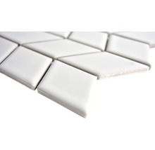 Keramikmosaik DS W02W 26,6x30,75 cm weiß