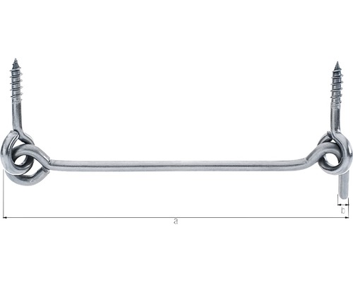 Türhaken mit Schrauben