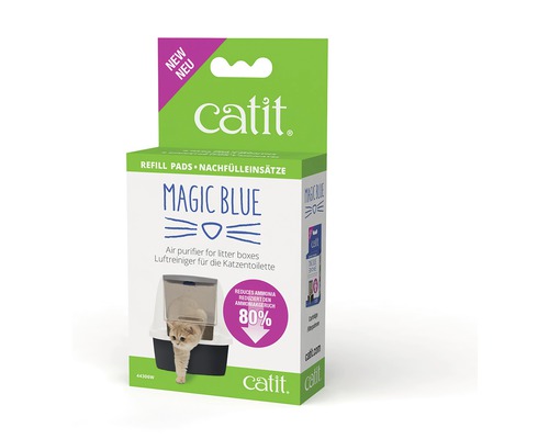 Catit Magic Blue Luftreiniger für Katzentoiletten, Nachfüllpackung
