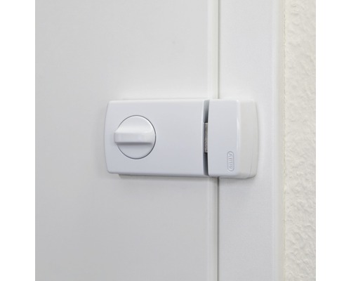 ABUS Türriegel mit Drehknauf am Türblatt montiert