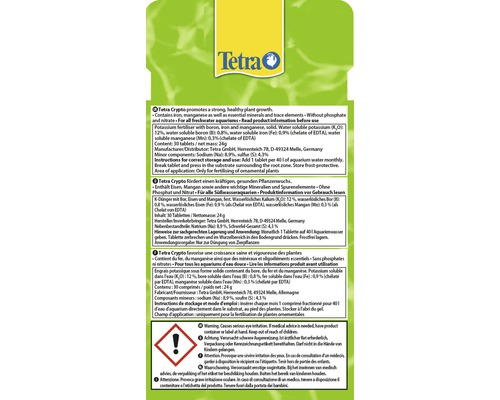 Tetra Logo, Informationen zum Tetra Crypto Pflanzendünger mit Inhaltsstoffen und Anwendungshinweisen