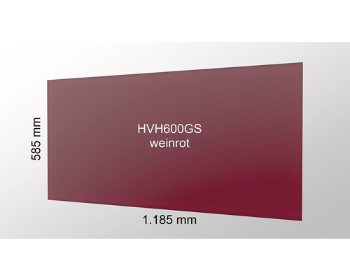 HVH600GS Platte, 585 x 1185 Millimeter
