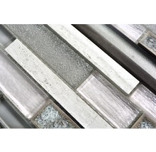 Glasmosaik Sonja 23 30x29,2 cm grau
